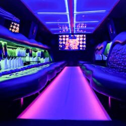 Hummer Black limousine - Interior