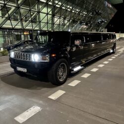 Luxury airport transfer from Krakow Airport to the city centre in a Hummer