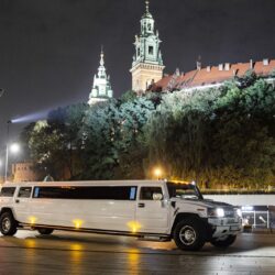 Hen party in a Hummer limousine (Krakow)